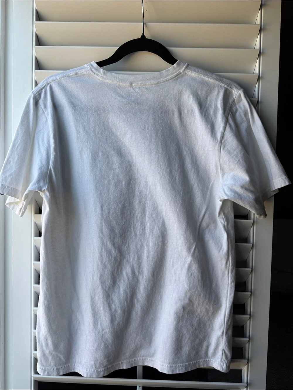 Vans White Tee with Black Ocean Graphic
